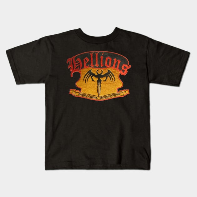 Hellions MC Kids T-Shirt by pasnthroo